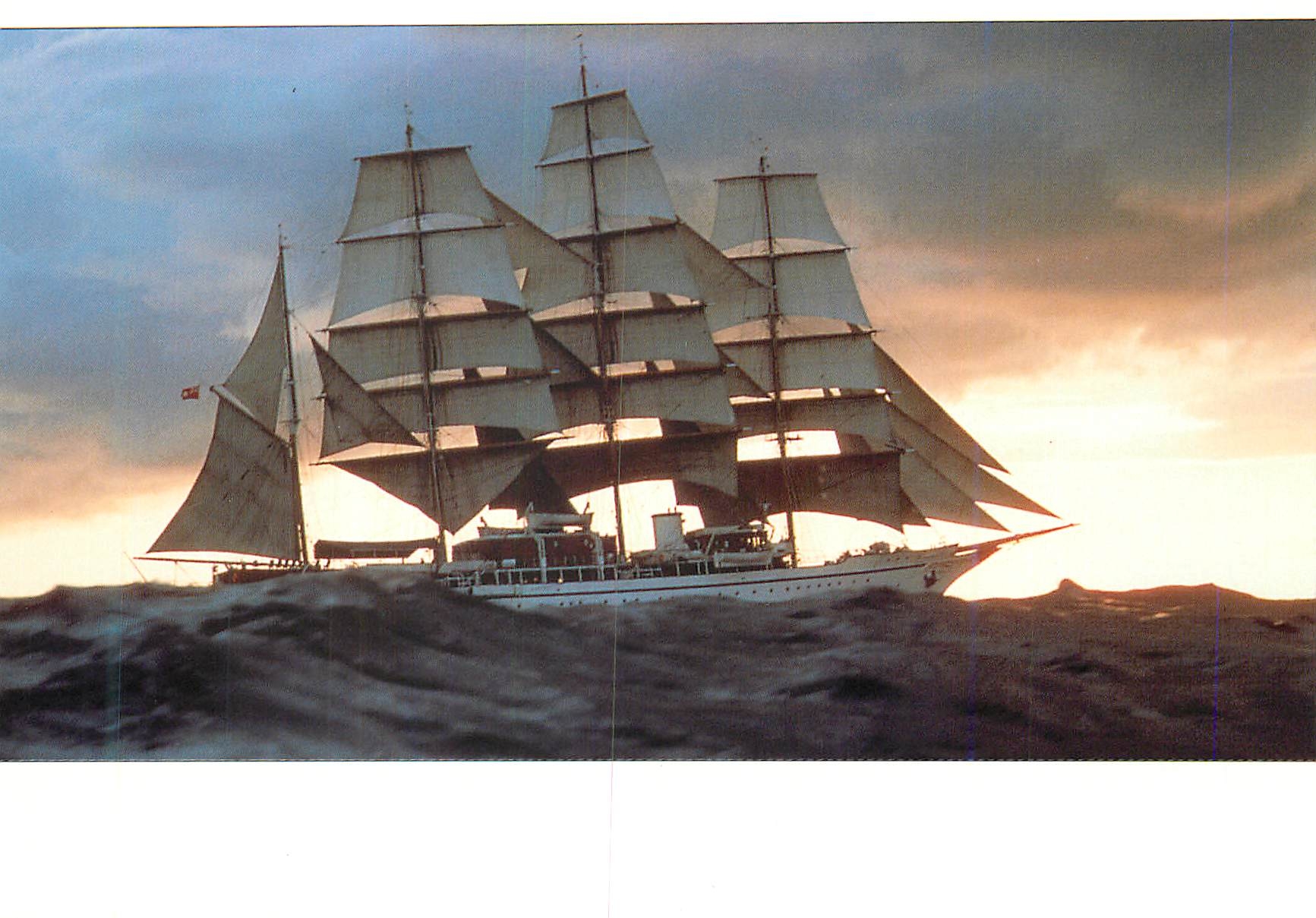 CPM Zi de la Croix brisee Bateau Voilier