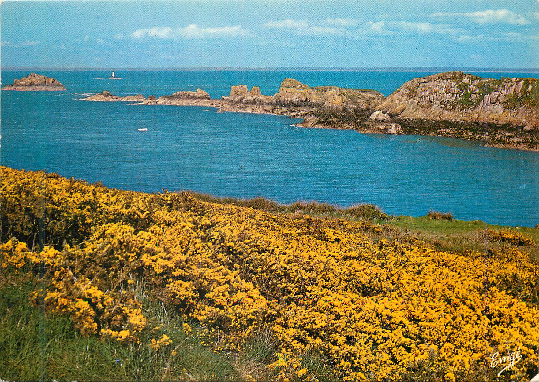 Cancale — Vue de la Pointe du Grouin — Éditeur M. Guérin, n°3068