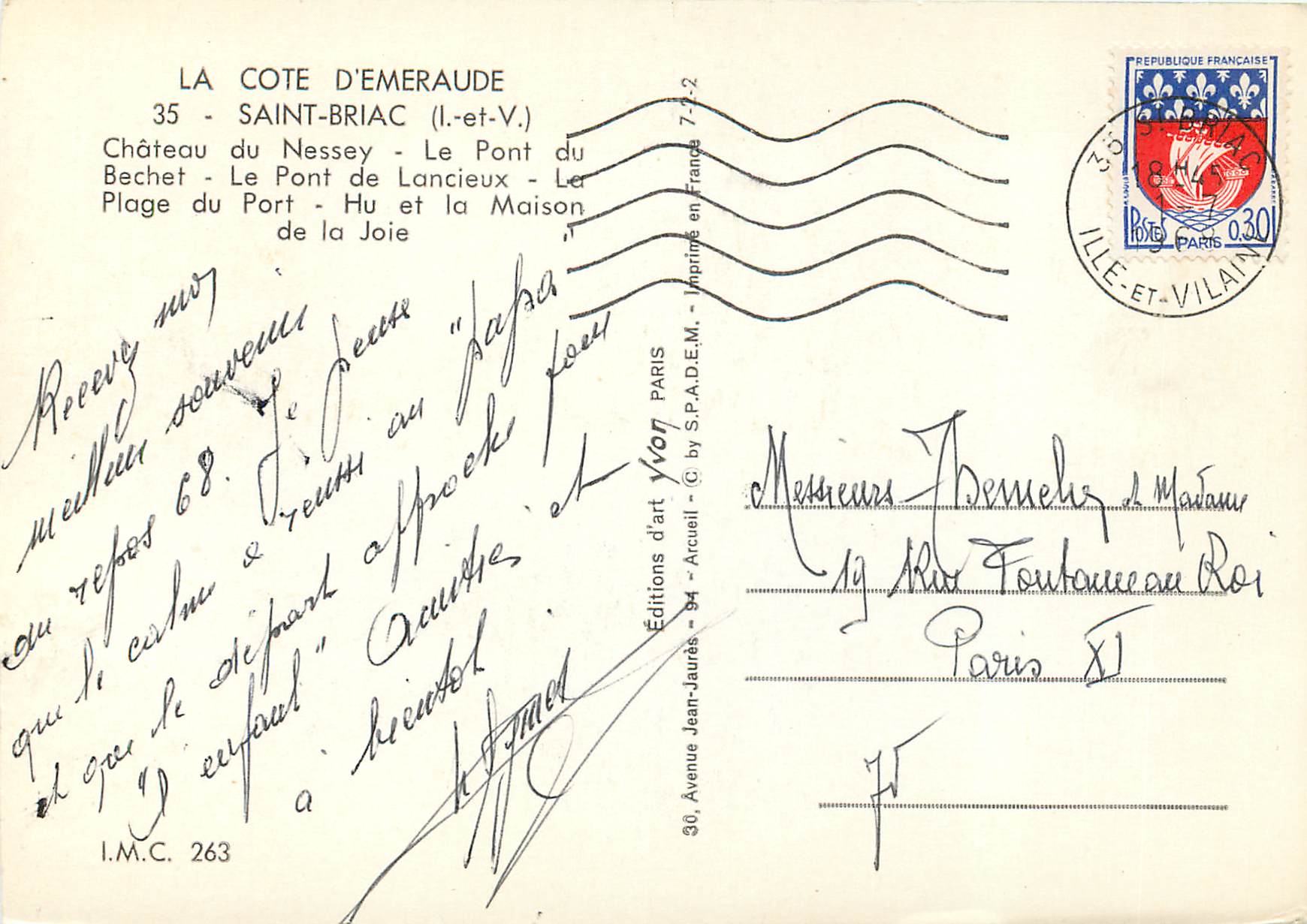 Saint-Briac-sur-Mer — Souvenir de Saint-Briac — Éditions Jean-Jaurès — Reverso