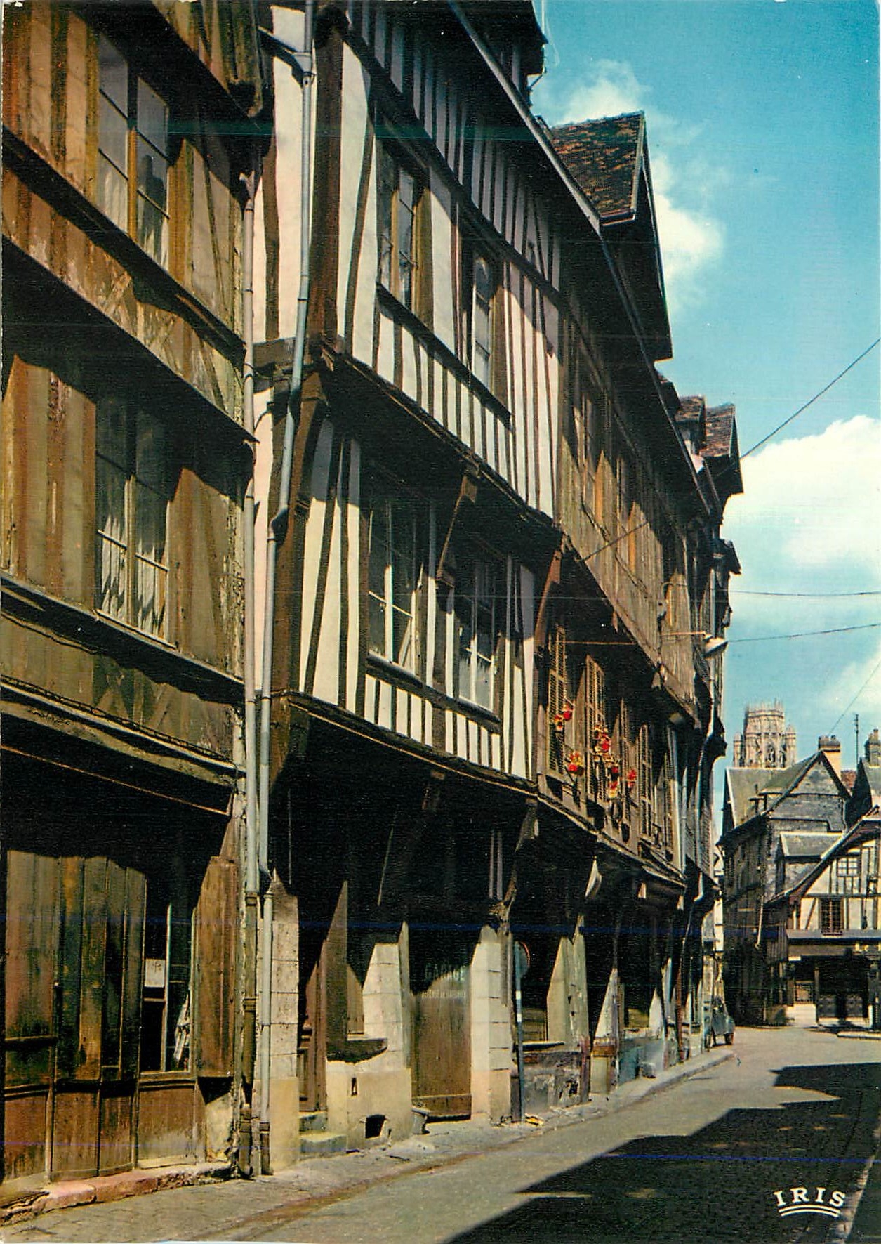 CPM Rouen Vieilles maisons Rue Malpalu 