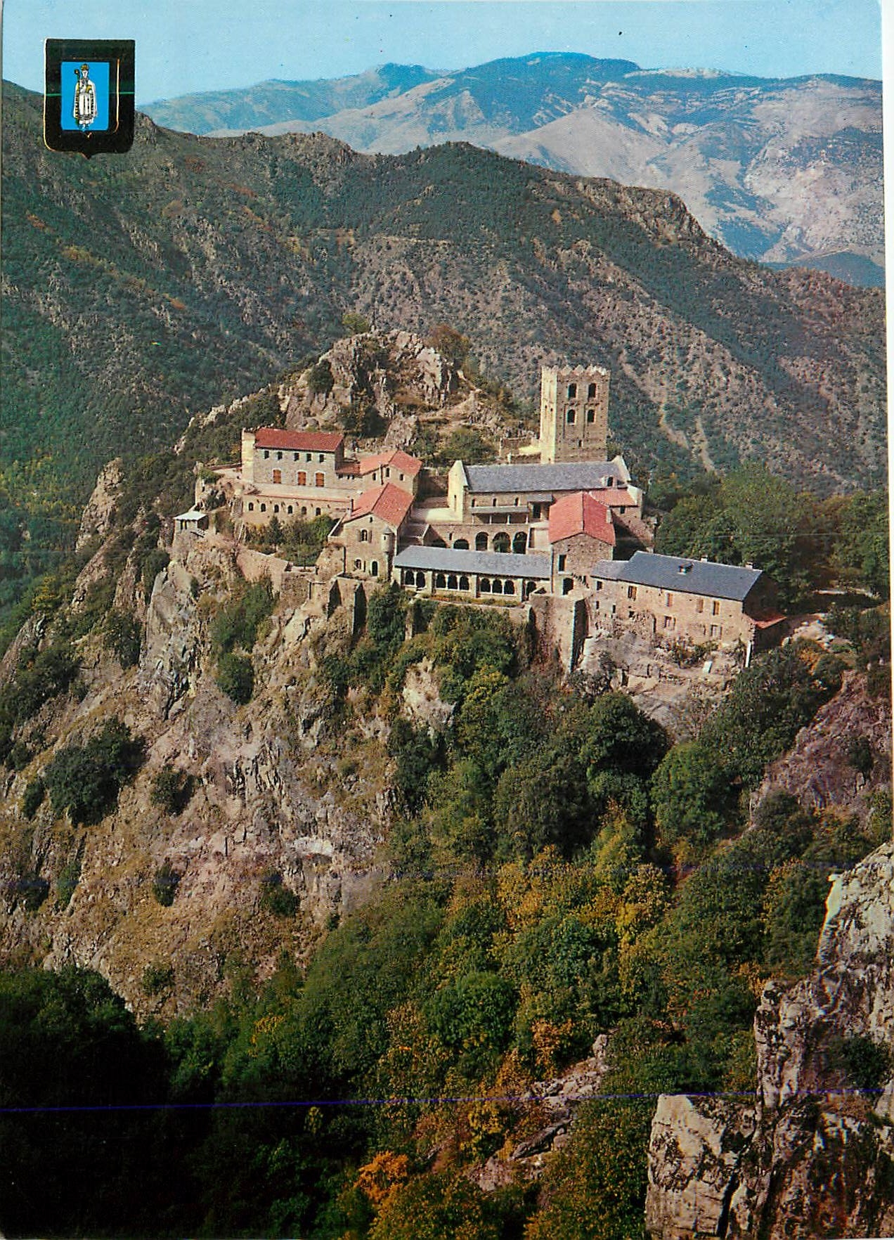 CPM Lumiere et Couleurs du Confluent Pyr Or Abbaye de Saint Martin de Canigou 