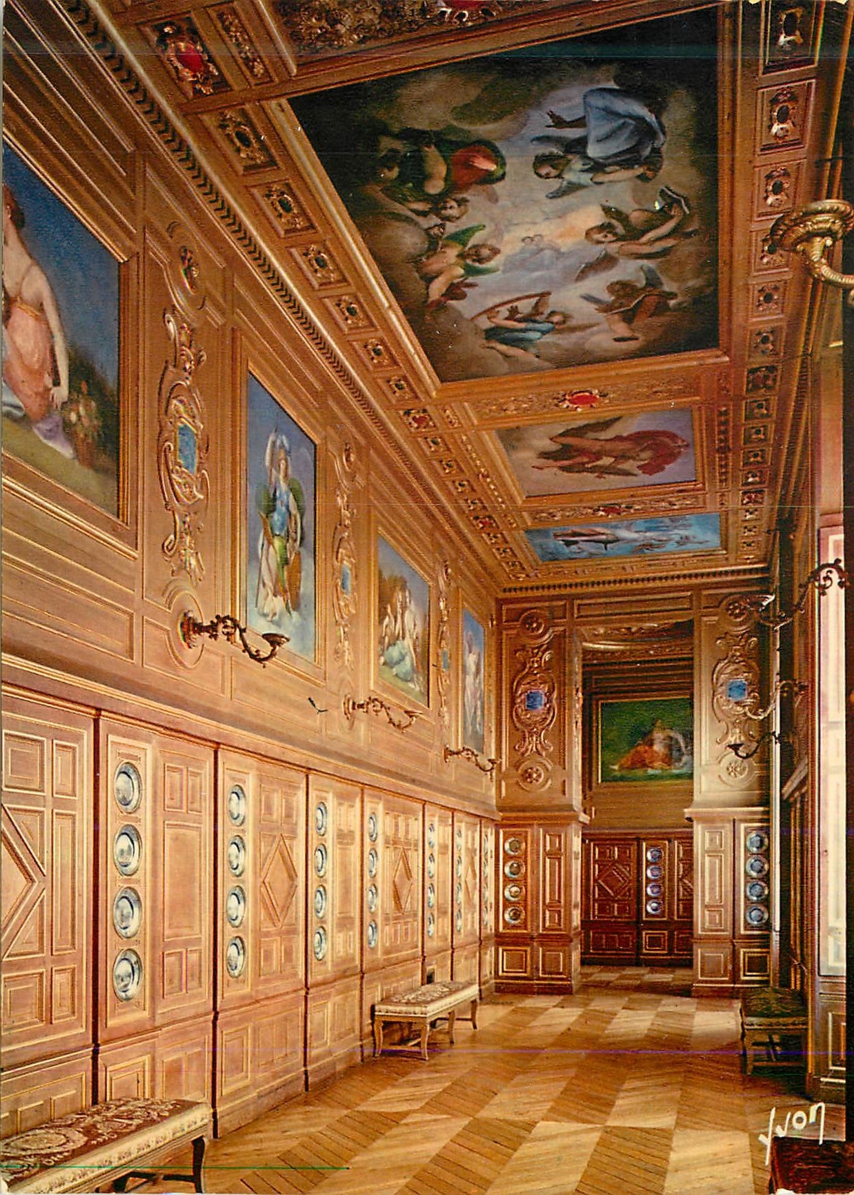 Château de Fontainebleau — Galerie des Assiettes — Éditions d'Art Yvon