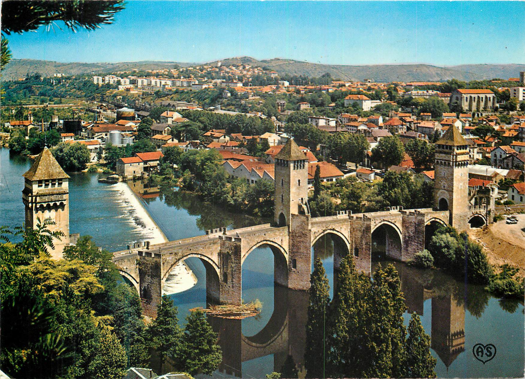 Pont Valentré — Cahors, Lot — éditeur AS, n° 1007
