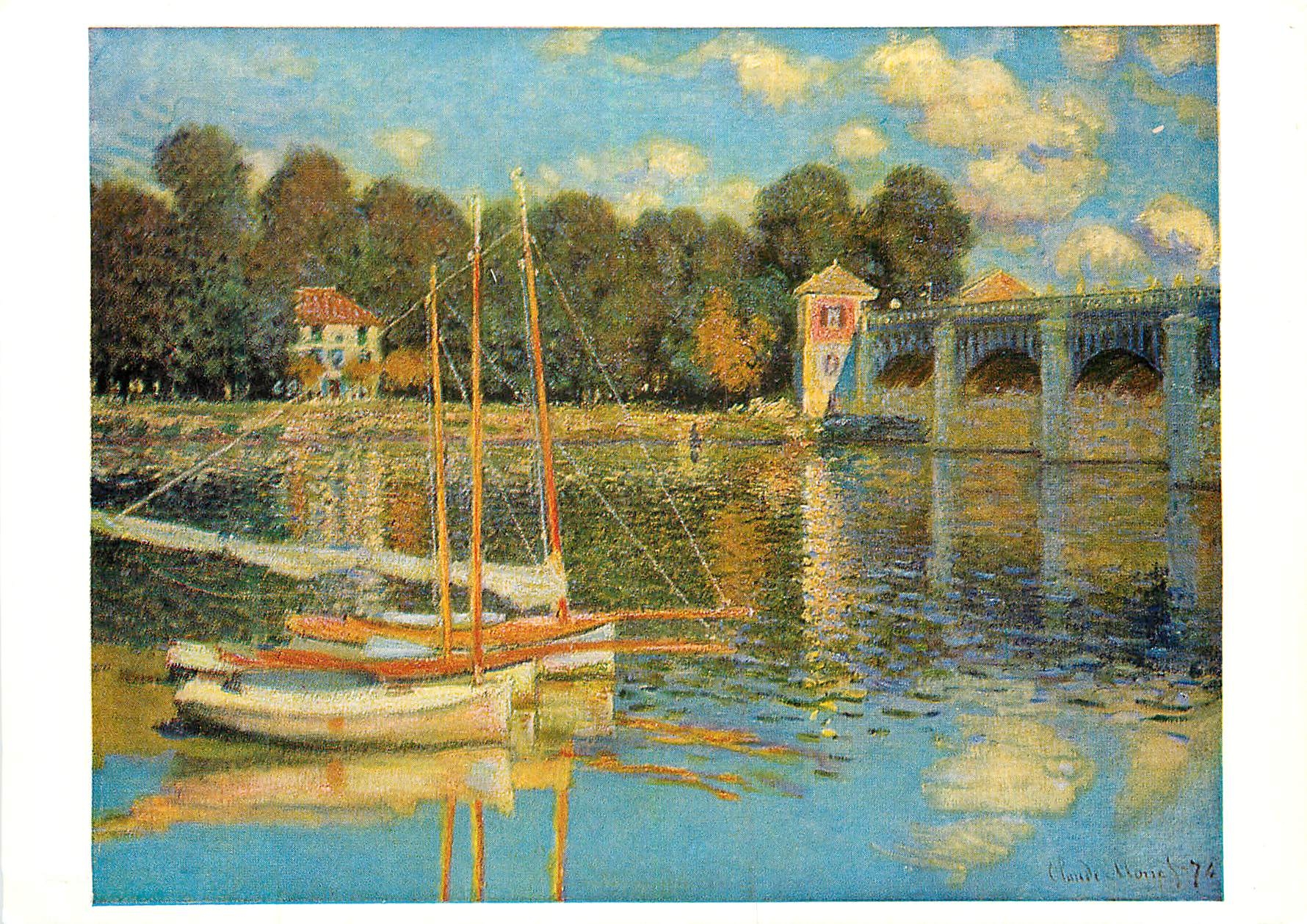 CPM Claude Monet Le pont d Argenteuil 