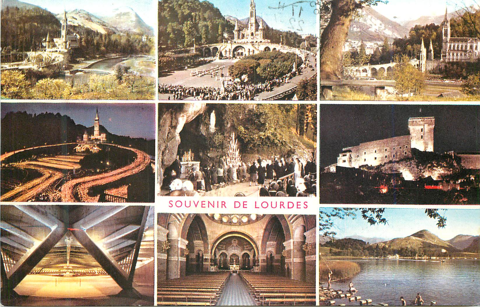 CPM Souvenir de Lourdes 