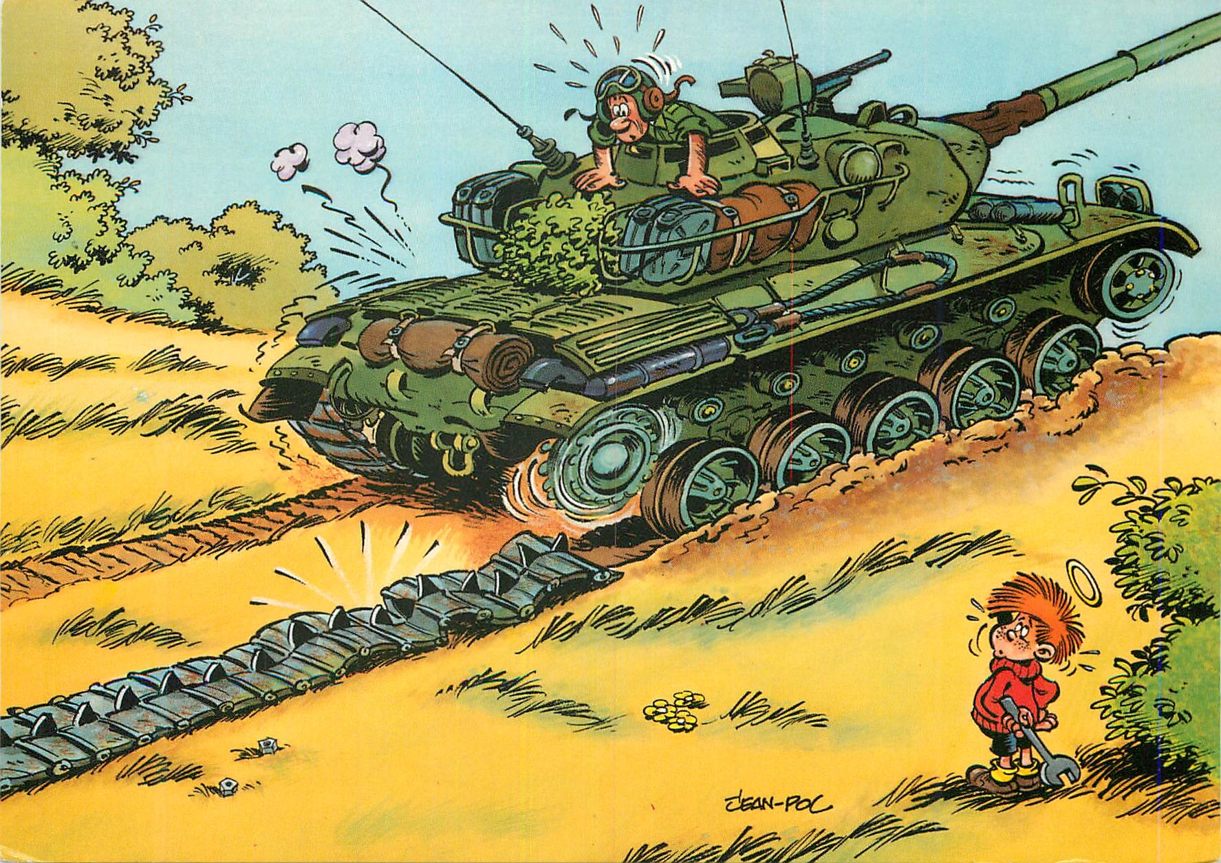 CPM J Maezelle Tank Char d'assaut Militaria