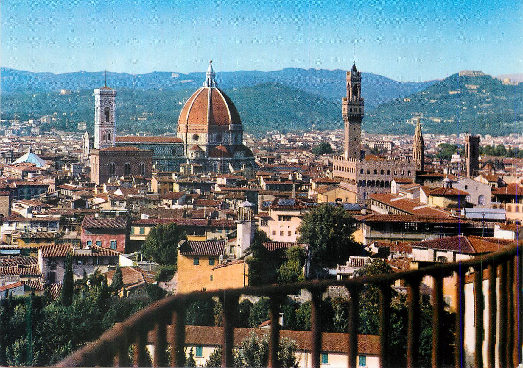 CPM Firenze Panorama du jardin de Boboli 