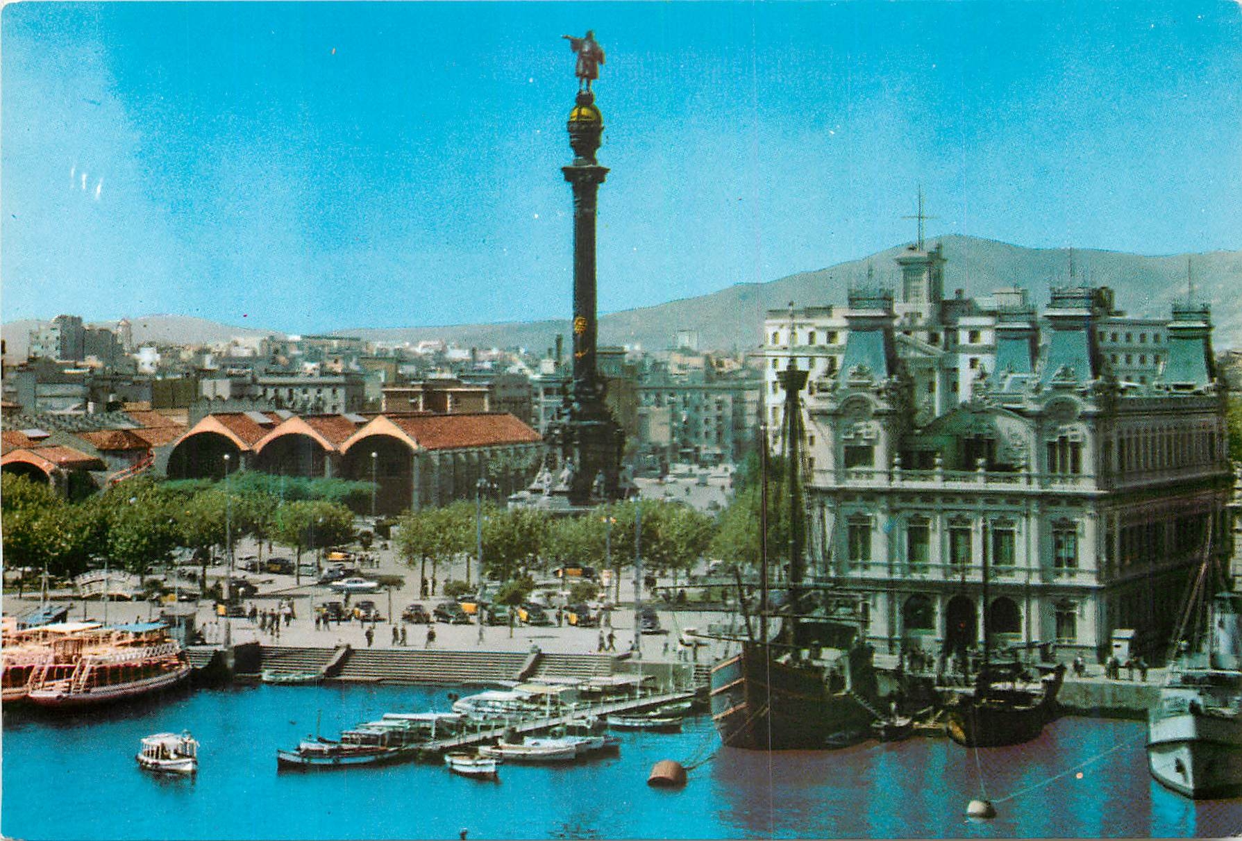 Colón, en La Puerta de la Paz — Barcelona — Photo J. Ubach Puig, série 562
