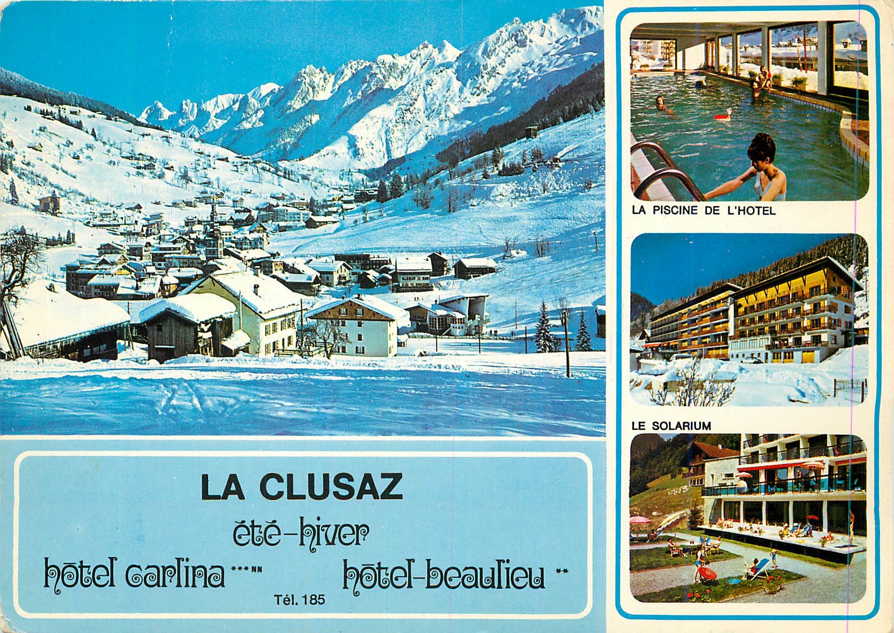 La Clusaz — hiver — Éditions Ixakron, n° P 9852