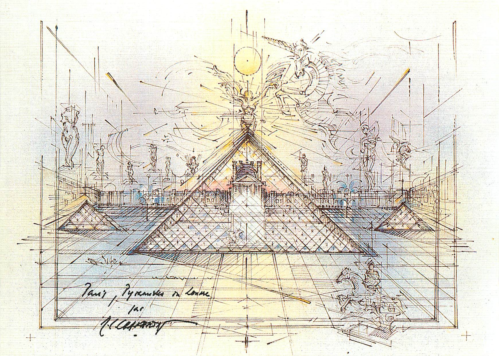 CPM Paris Les Pyramides 