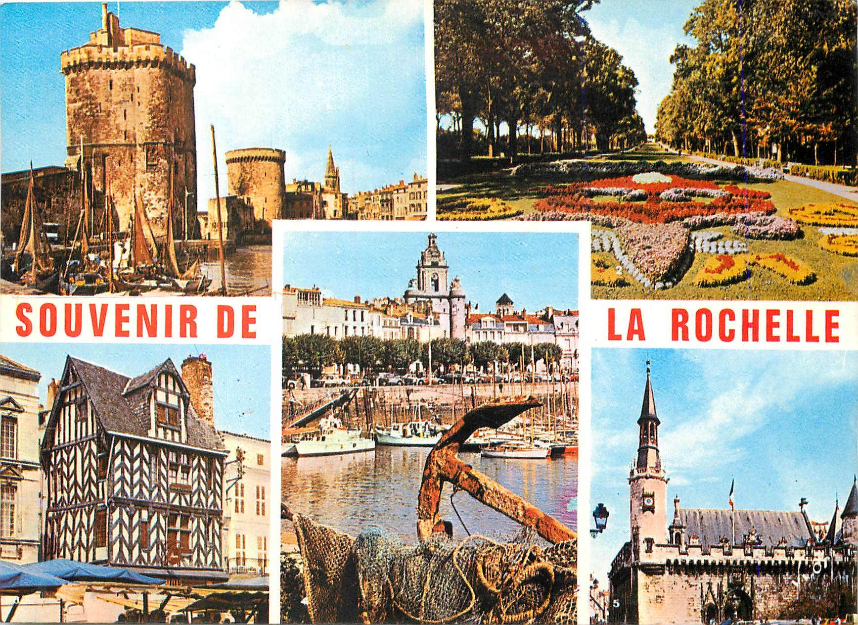 CPM La Rochelle Charente Maritime L Entree du Vieux Port 