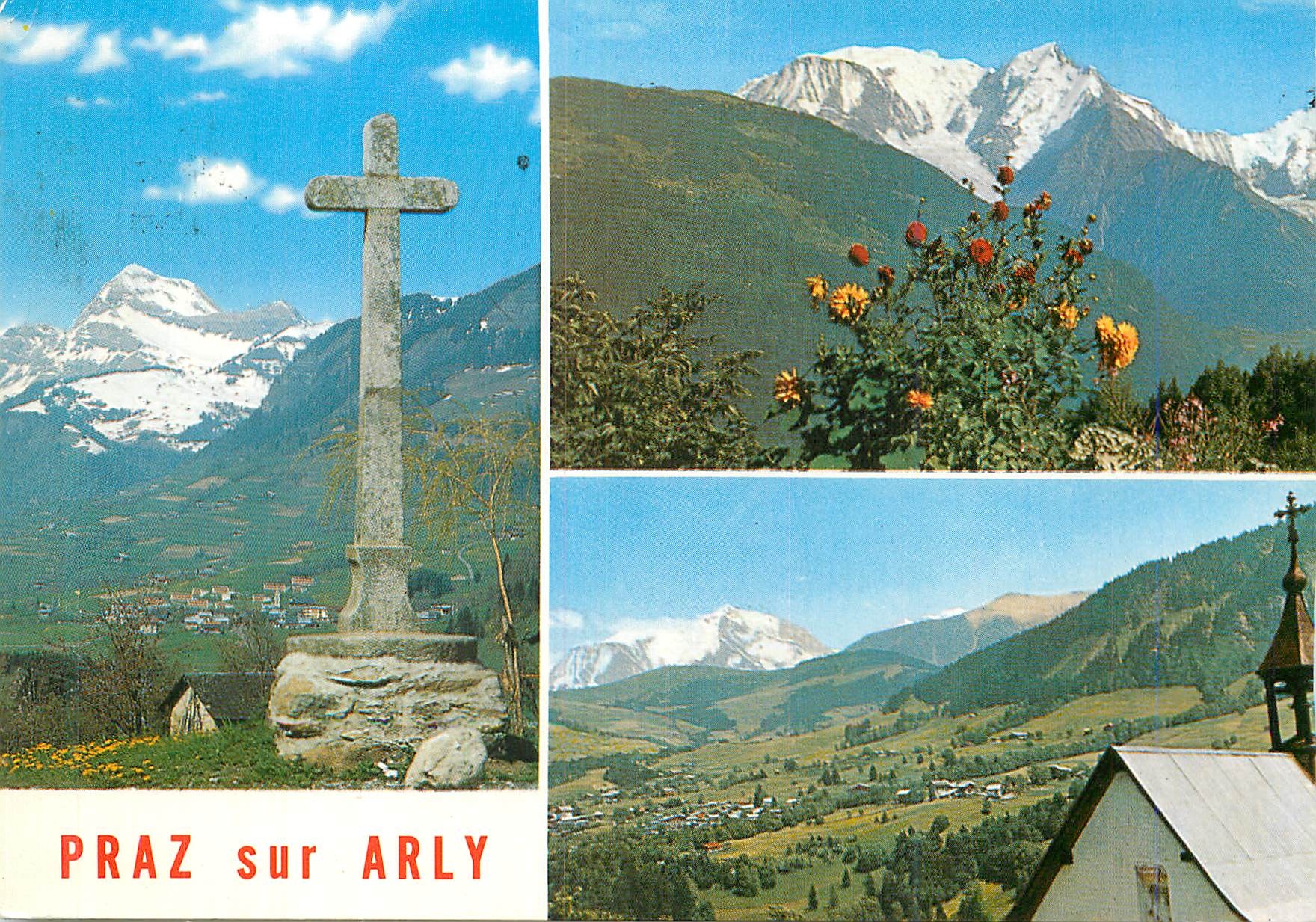 PRAZ sur ARLY — Vue générale depuis la Croix du Bouchet — S64 Éditions France Coulomb