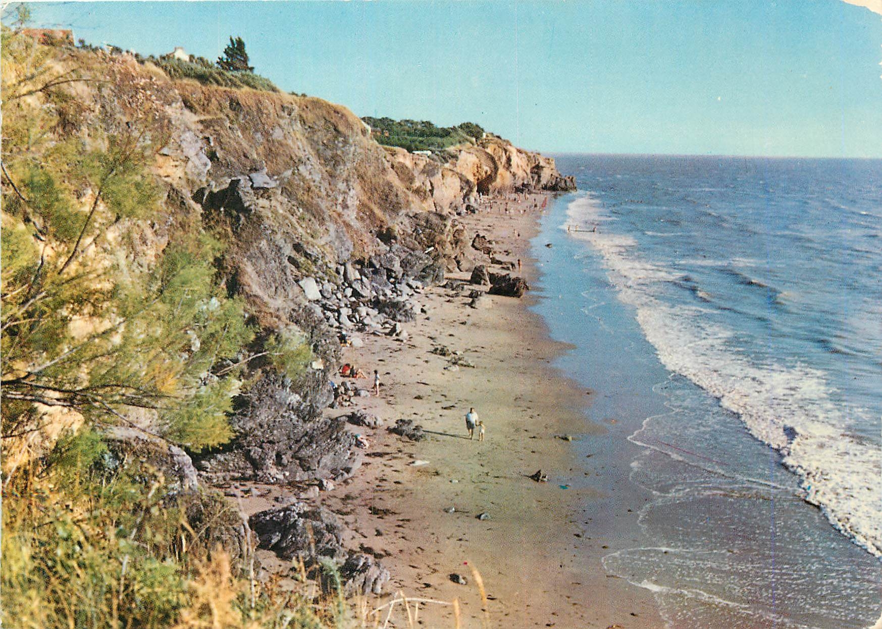 CPM La plage de Creve Coeur La Bernerie Loire Atlantique 