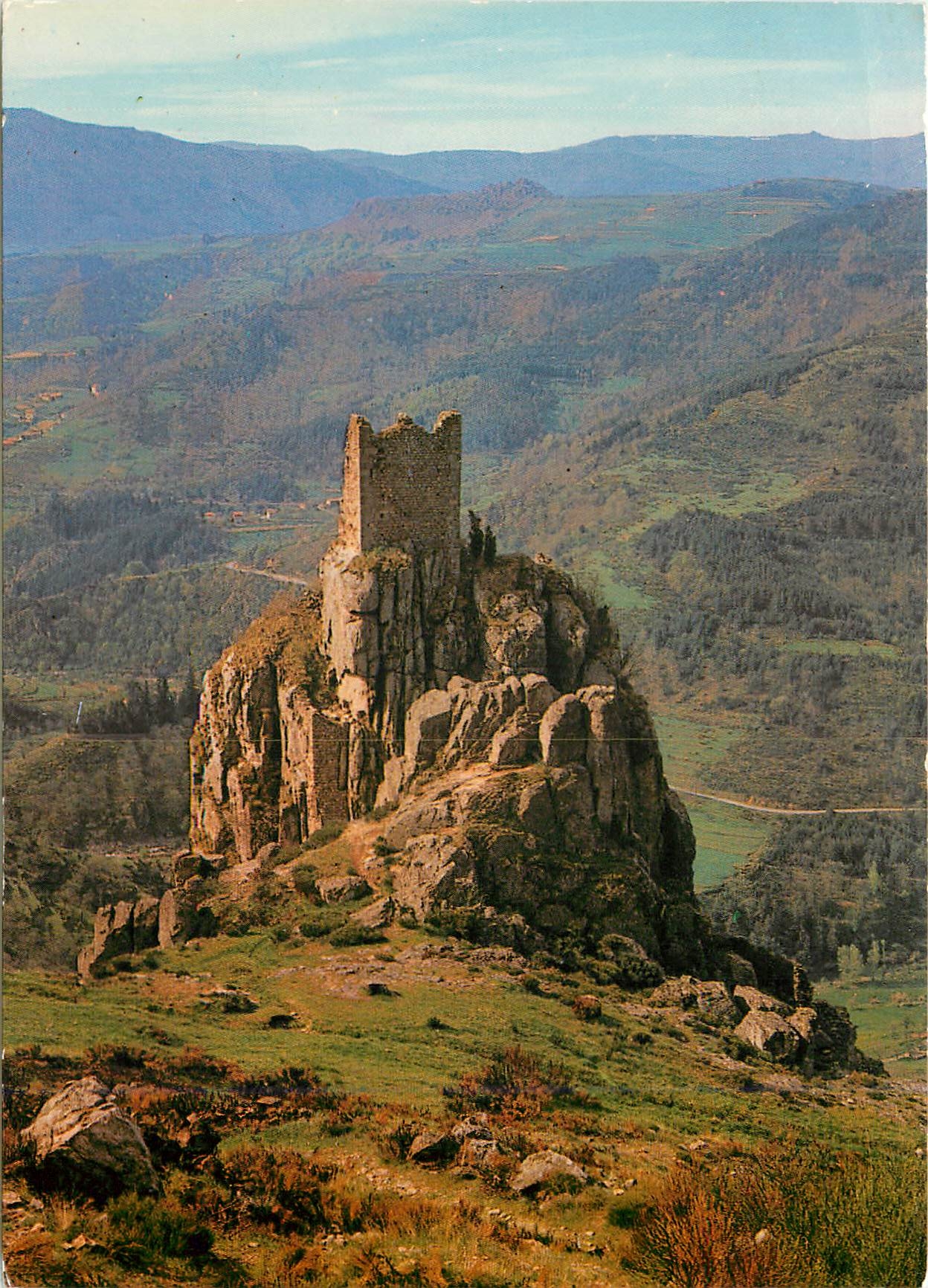 Ruines du Château de Rochebonne — Paysages du Vivarais — Éditions Cellard