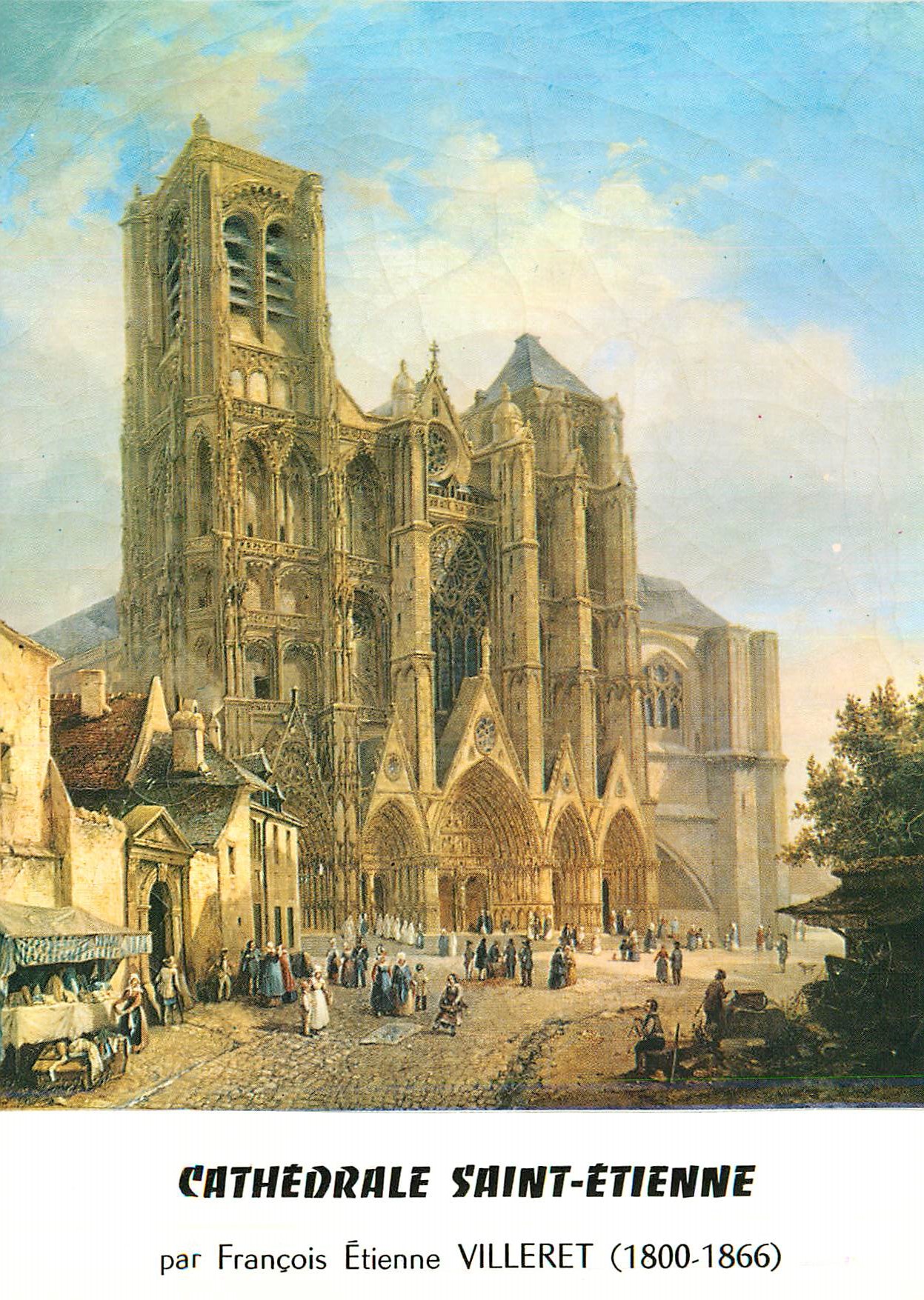 CPM Bourges Cher La Cathedrale Saint Etienne 