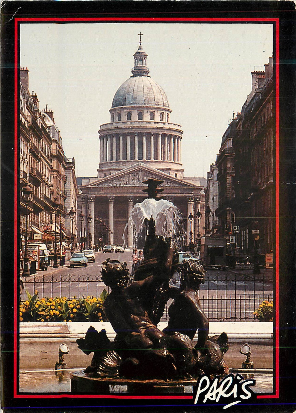 CPM La rue Soufflot et le Pantheon Paris 
