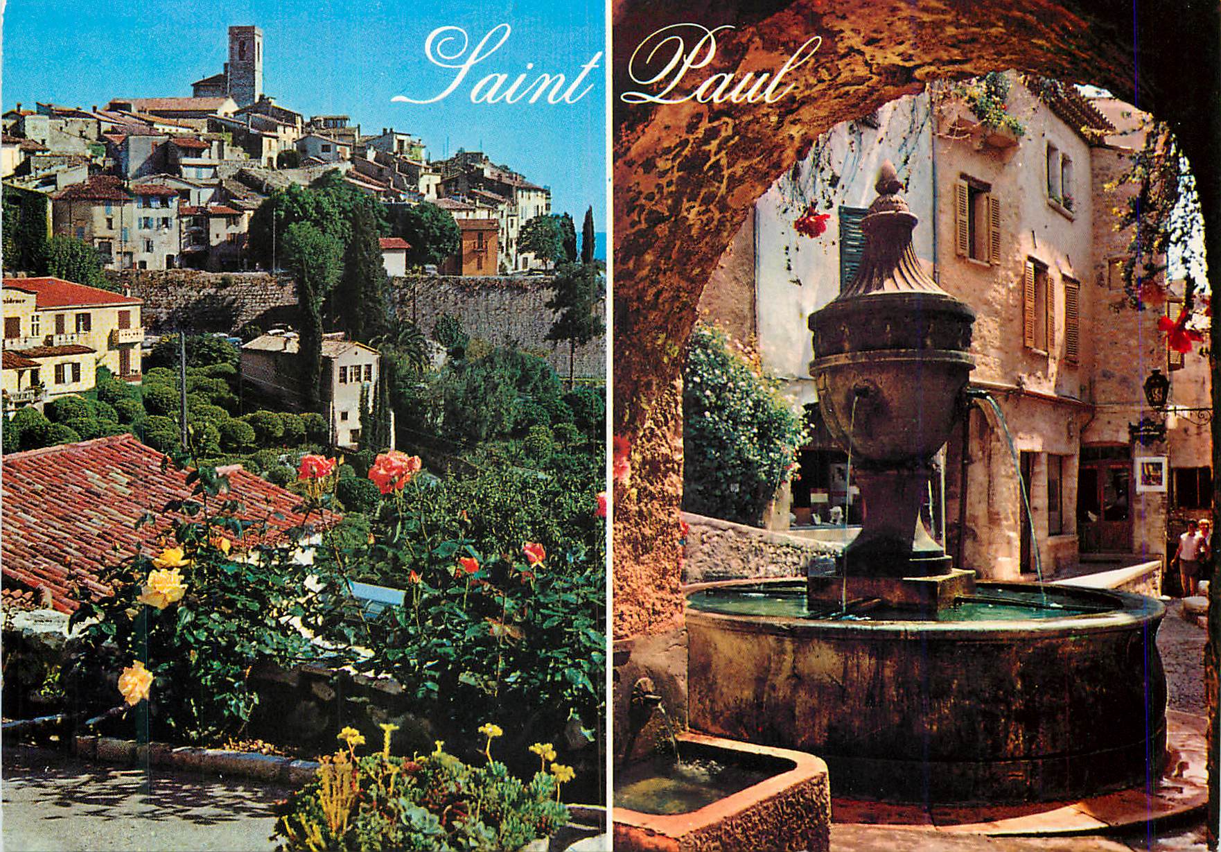 CPM Saint Paul Alpes Maritimes Cite des peintres et des artistes 