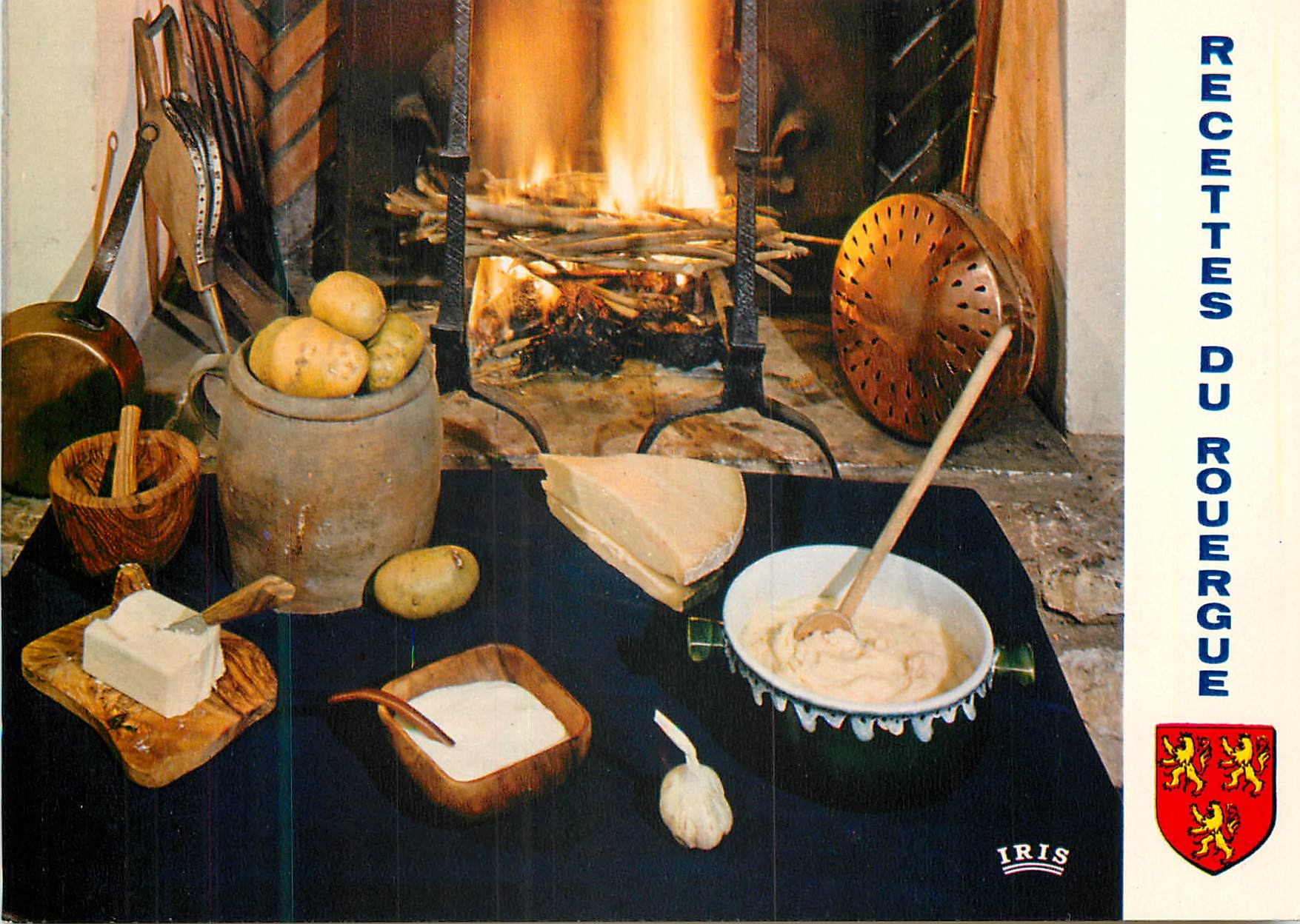 CPM Recettes du Rouergue 