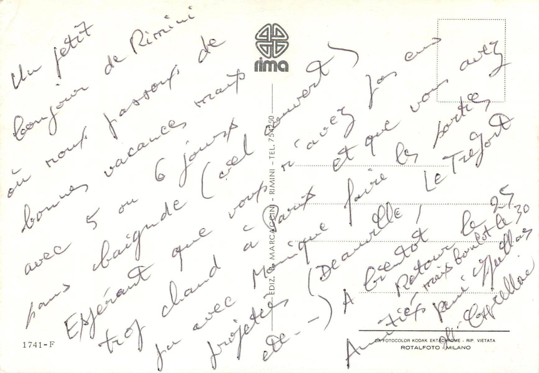 CPM Rimini  — Back