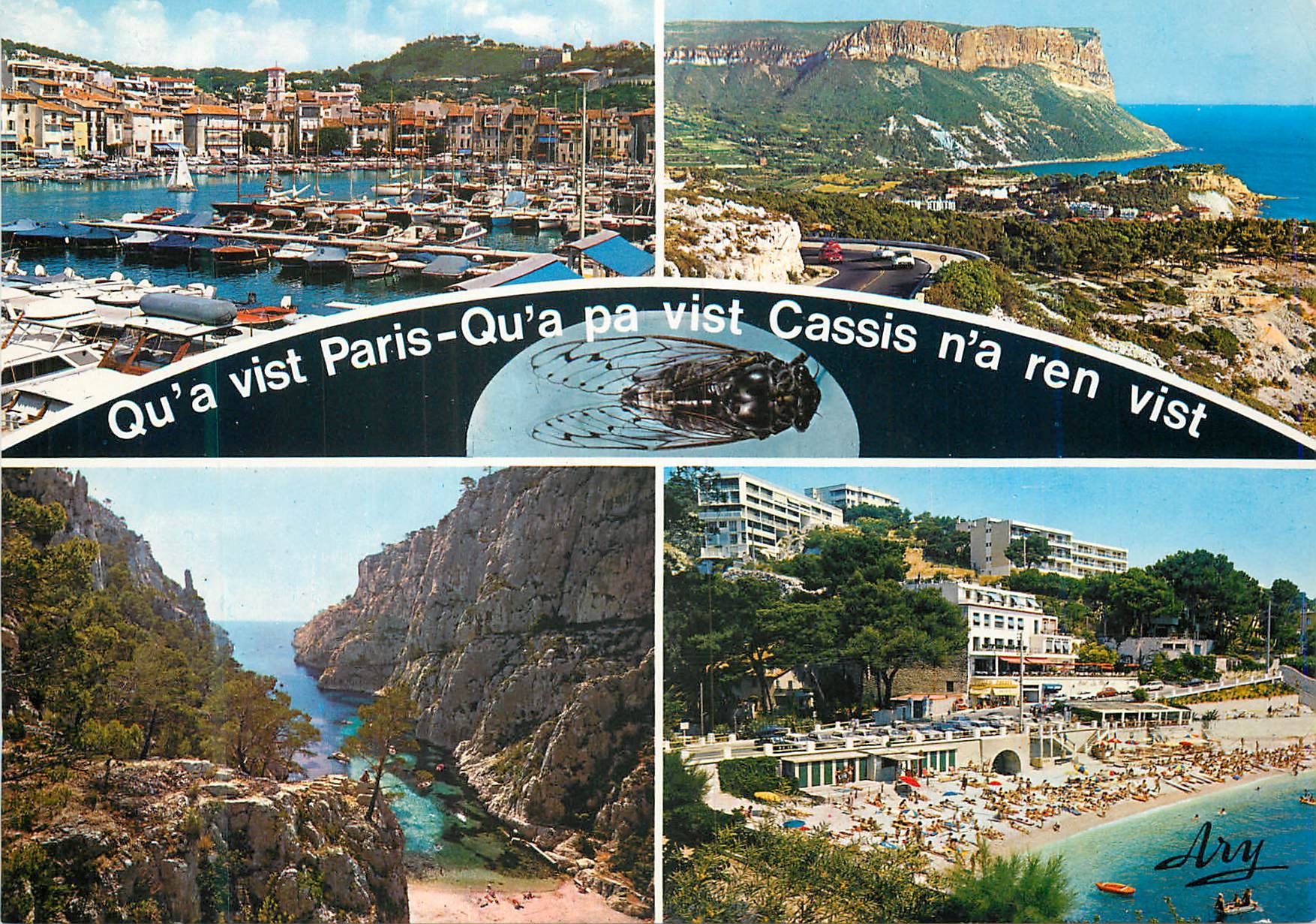 CPM Cassis Le Port Route de la Gineste Calanque d en Vau Plage de Bestouan 
