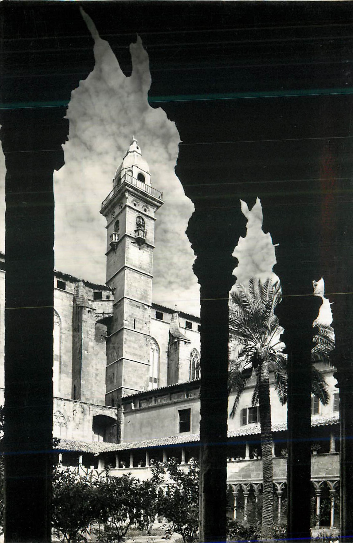 CPM Mallorca Palma Cloitre et clocher de Saint Francois 