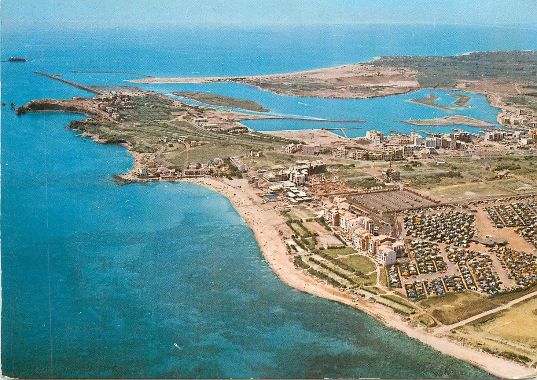 CPM Cap d Agde Vue aerienne La Conque et les Rochers des Deux Freres 