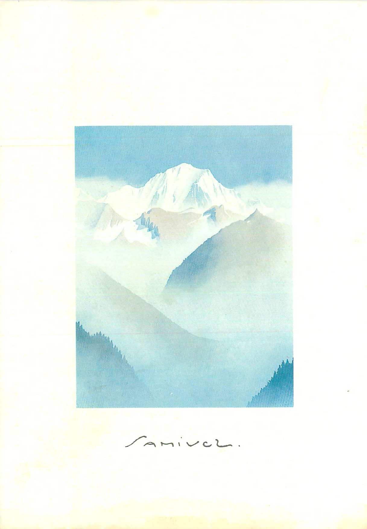 Sanivier — Montagne enneigée — éditions Mont-Blanc depuis la Tarentaise