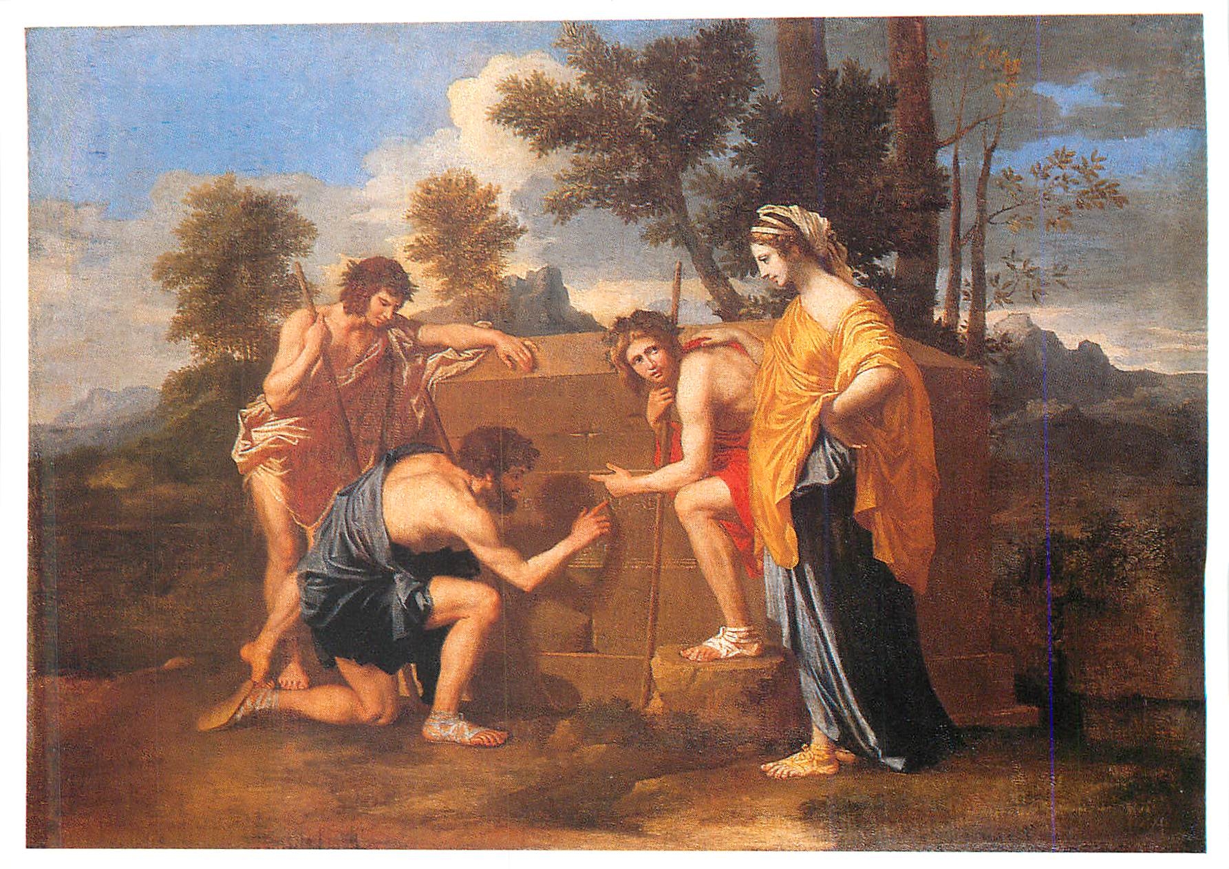 CPM Nicolas Poussin Les bergers d Arcadie Louvre Departement des Peintures 
