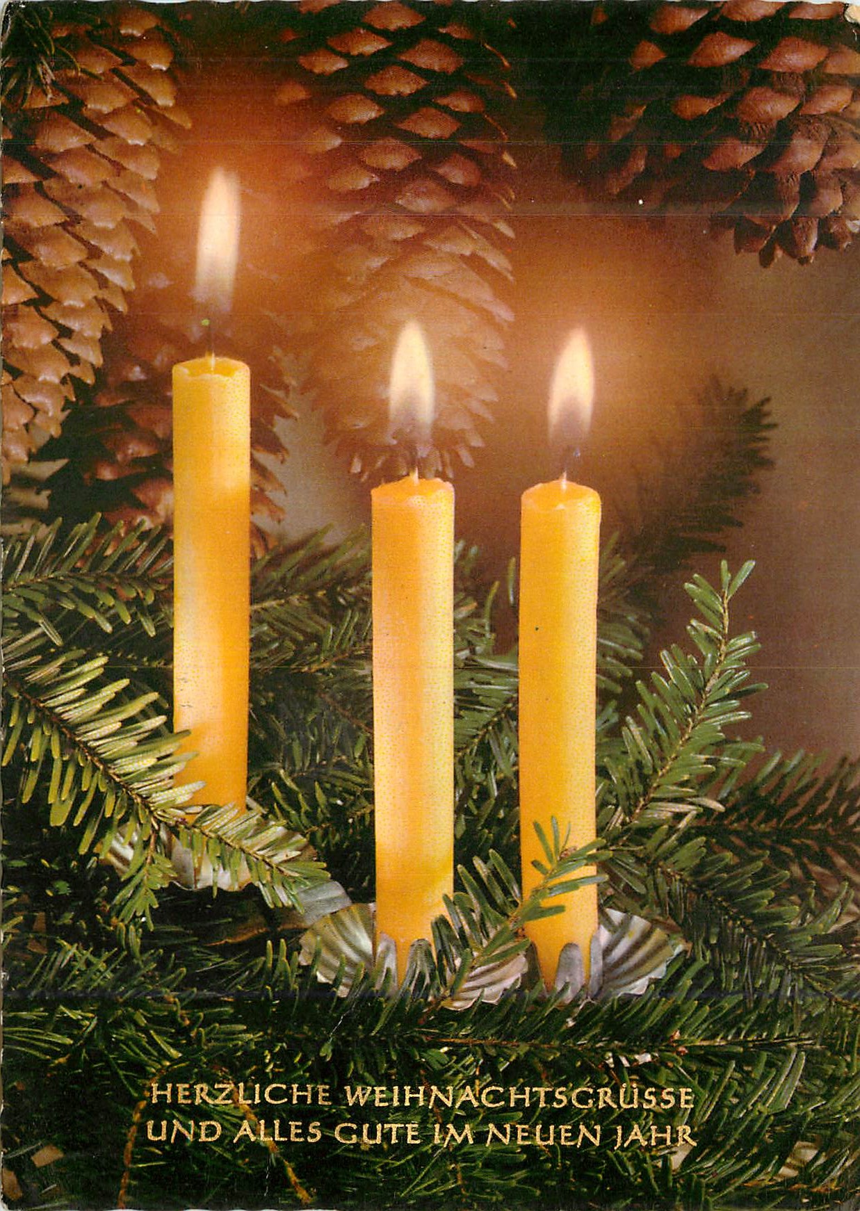 CPM Herzliche Weihnachtsgrusse und alles cute im neuen jahr 