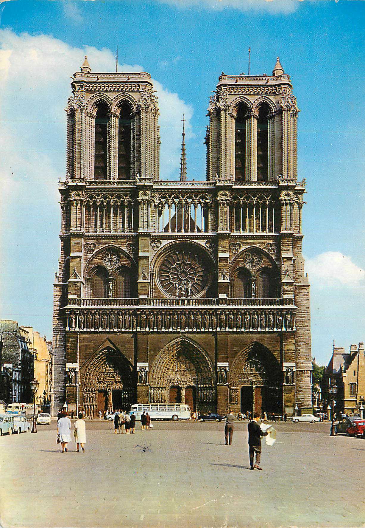 CPM Sous le ciel de Paris Notre Dame 