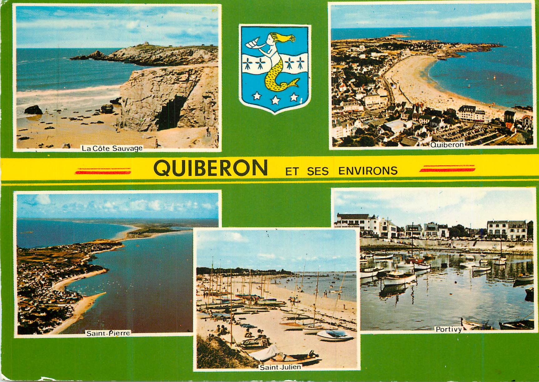 Quiberon et ses environs — La Côte Sauvage, Saint-Pierre, Saint-Julien, Portivy — La Bretagne Touristique