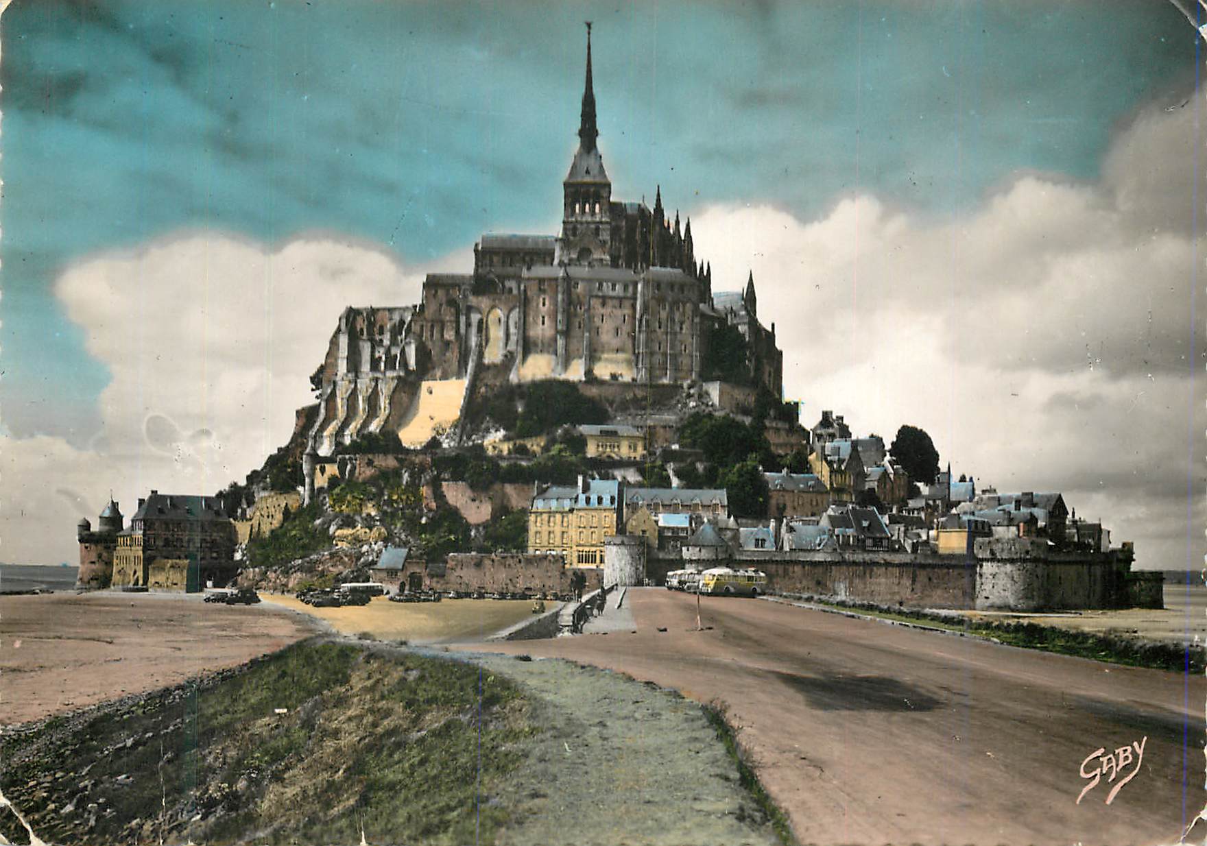 CPM Mont Saint Michel Manche L Arrivee 