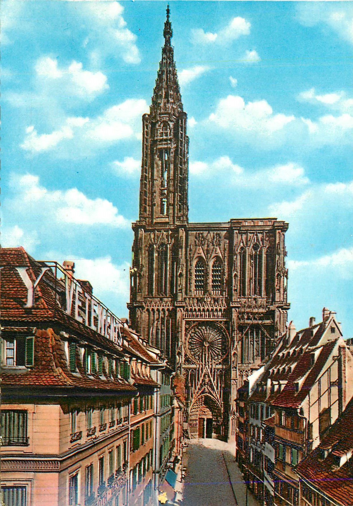 CPM Strasbourg La Cathedrale et la rue Merciere 