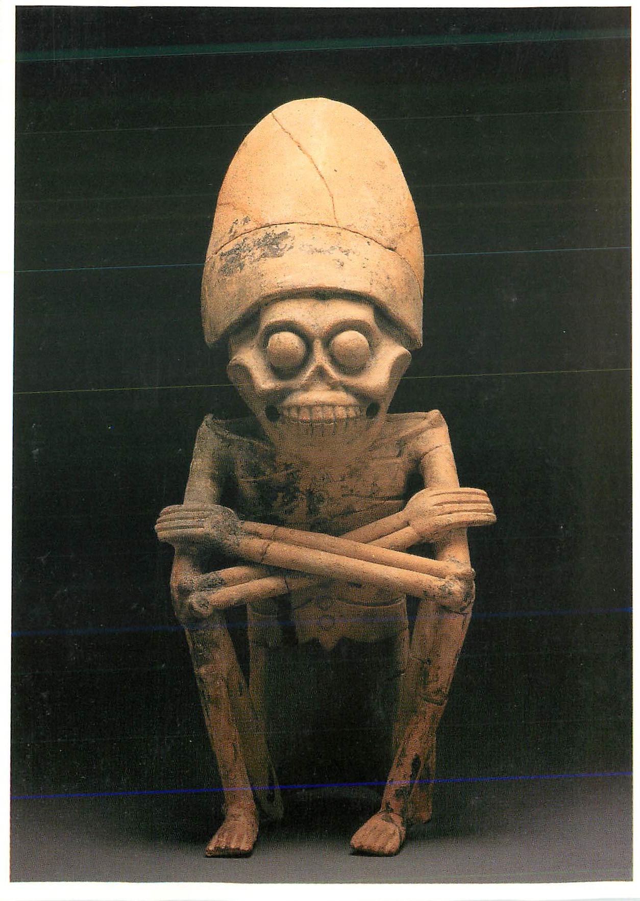 Mictlantecuhtli, dieu de la mort — Culture de la Côte du Golfe, Cerros Tierra Blanca, 600-900 apr. J.-C. — Les Musées de la Ville de Paris, PP 0612