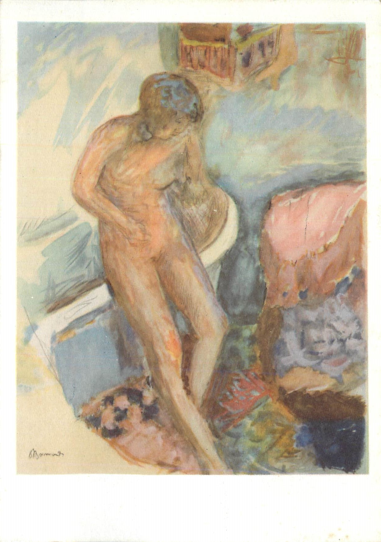 CPM P Bonnard Nu a la baignoire 