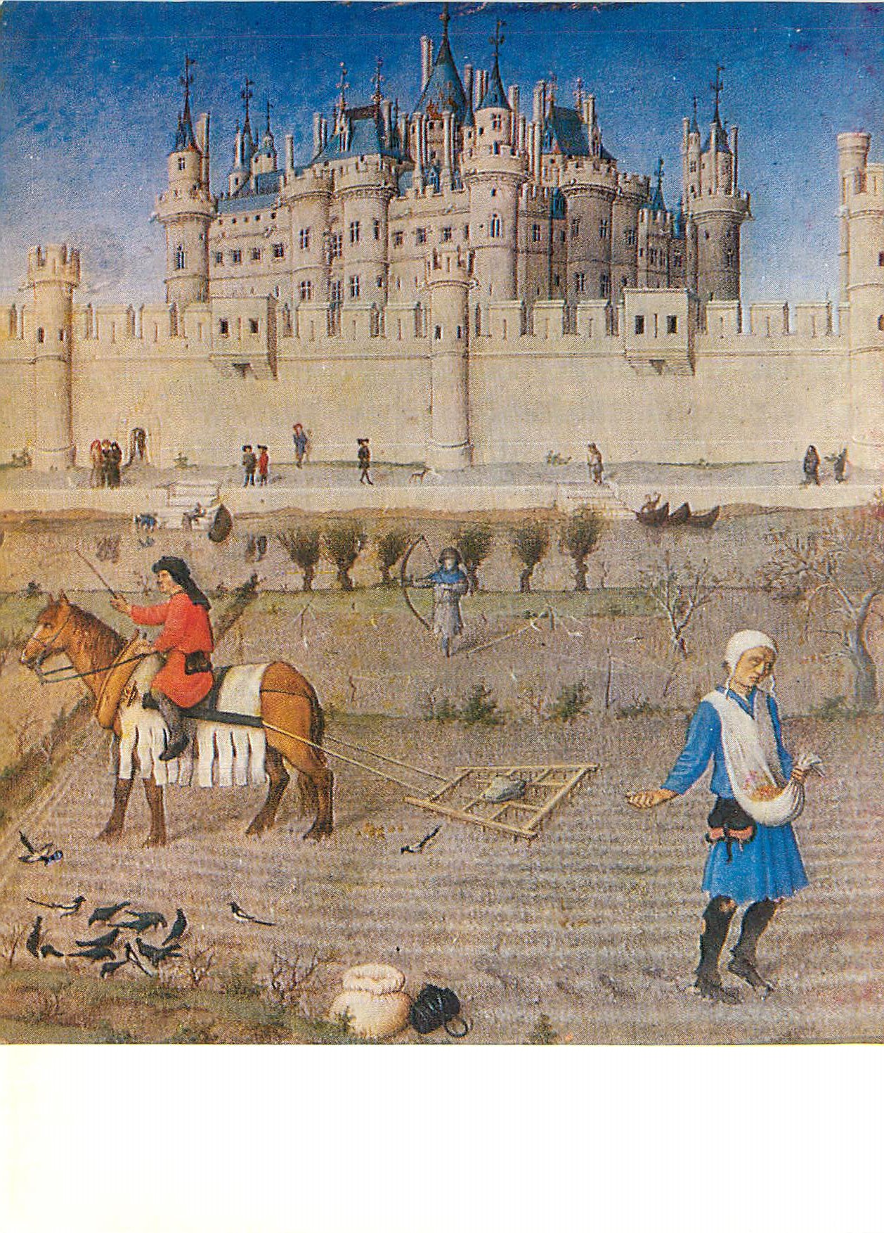 CPM Freres de Limbourg Tres Riches Heures du Duc de Berry 