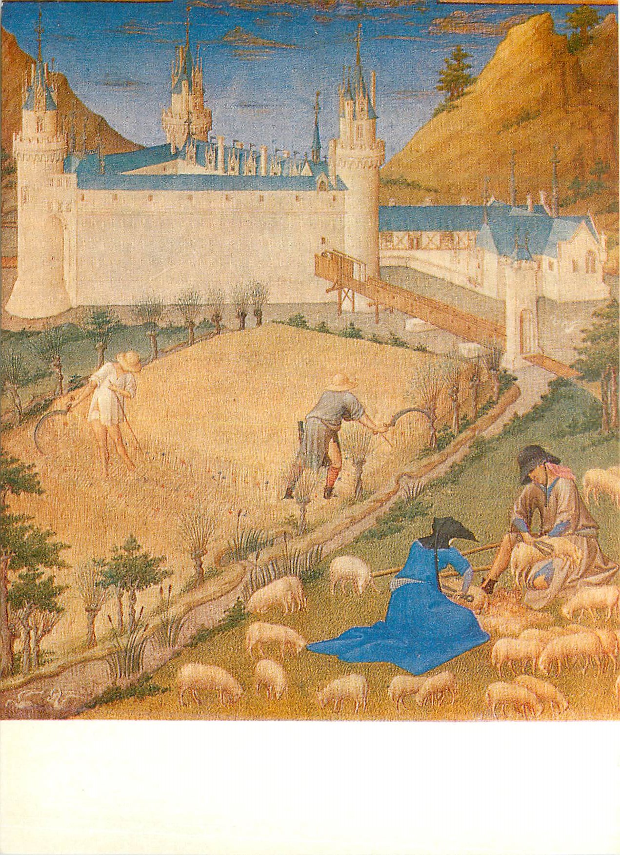 CPM Freres de Limbourg Tres Riches Heures du Duc de Berry 