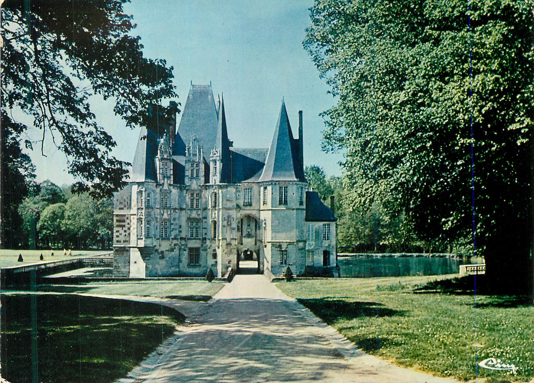 CPM Mortree Orne Chateau d O Gothique flamboyant 