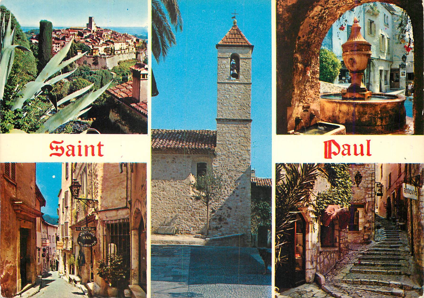 CPM Saint Paul Cote d Azur Souvenir of Saint Paul 