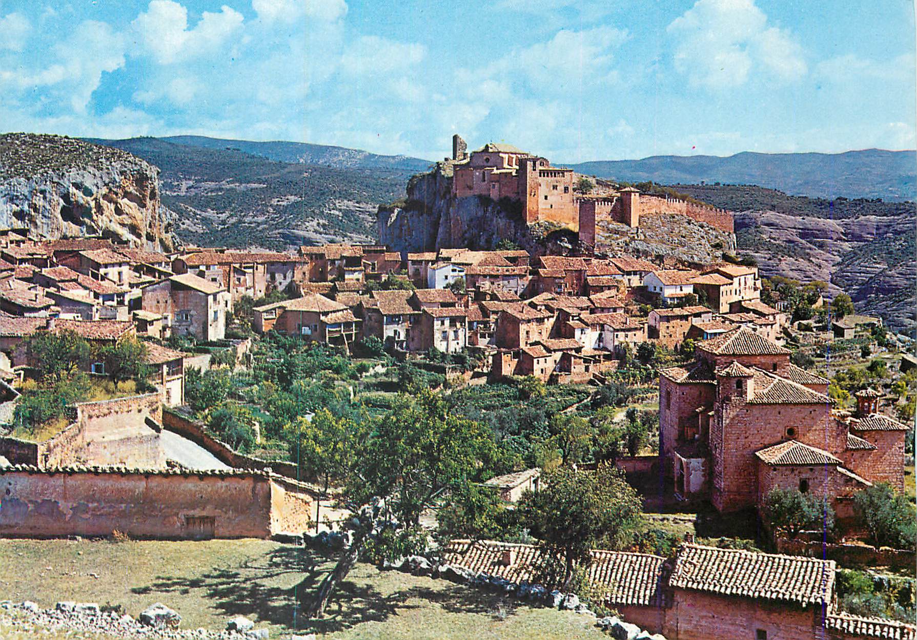 CPM Alquezar Huesca Vue generale au fond collegiate 