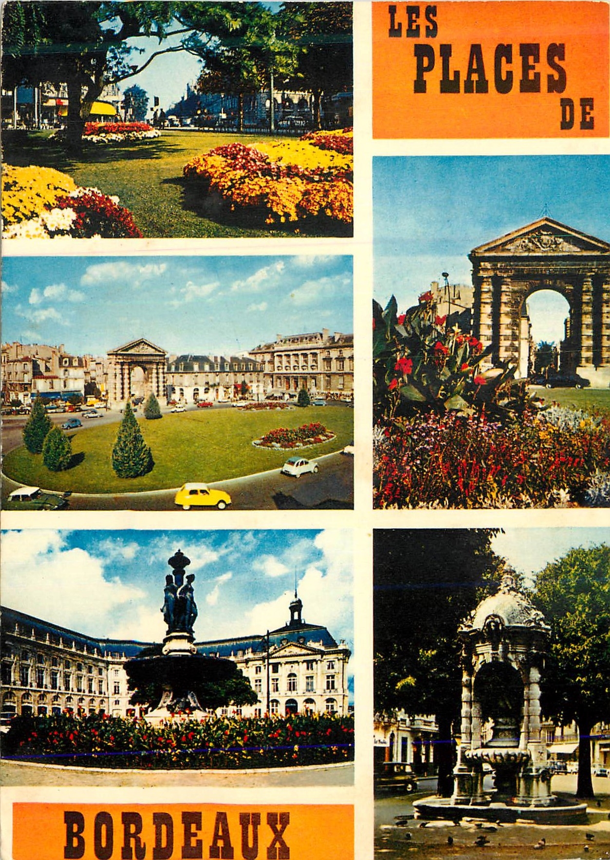 CPM Bordeaux Gironde Ses places 
