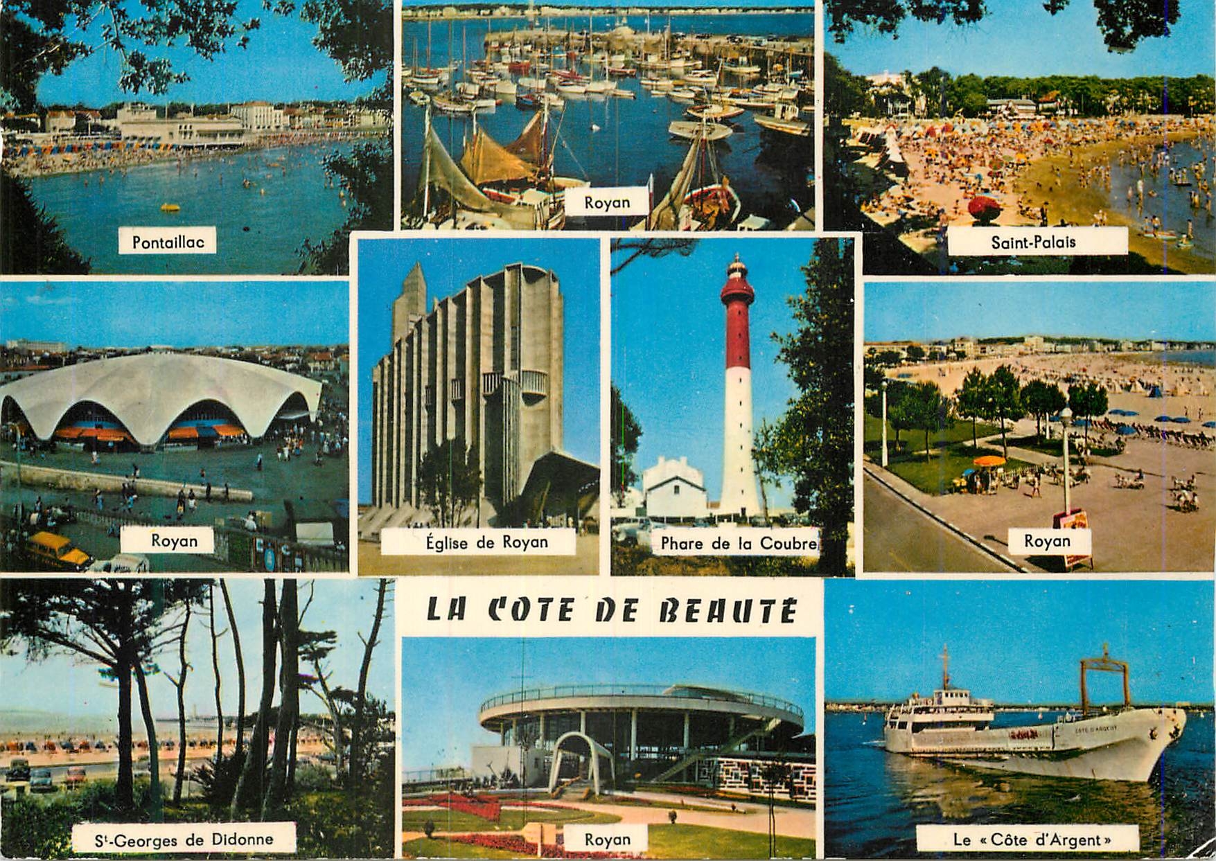 CPM La Cote de Beaute Pontaillac Royan Saint Palais St Georges de Didonne