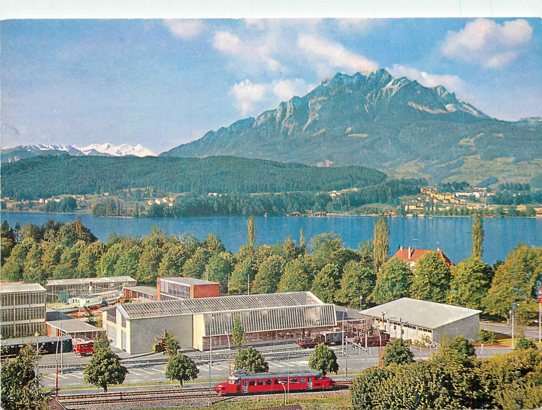 Musée des transports de Lucerne — Mont Pilatus — éditeur M. Kündig, Zug, n°9