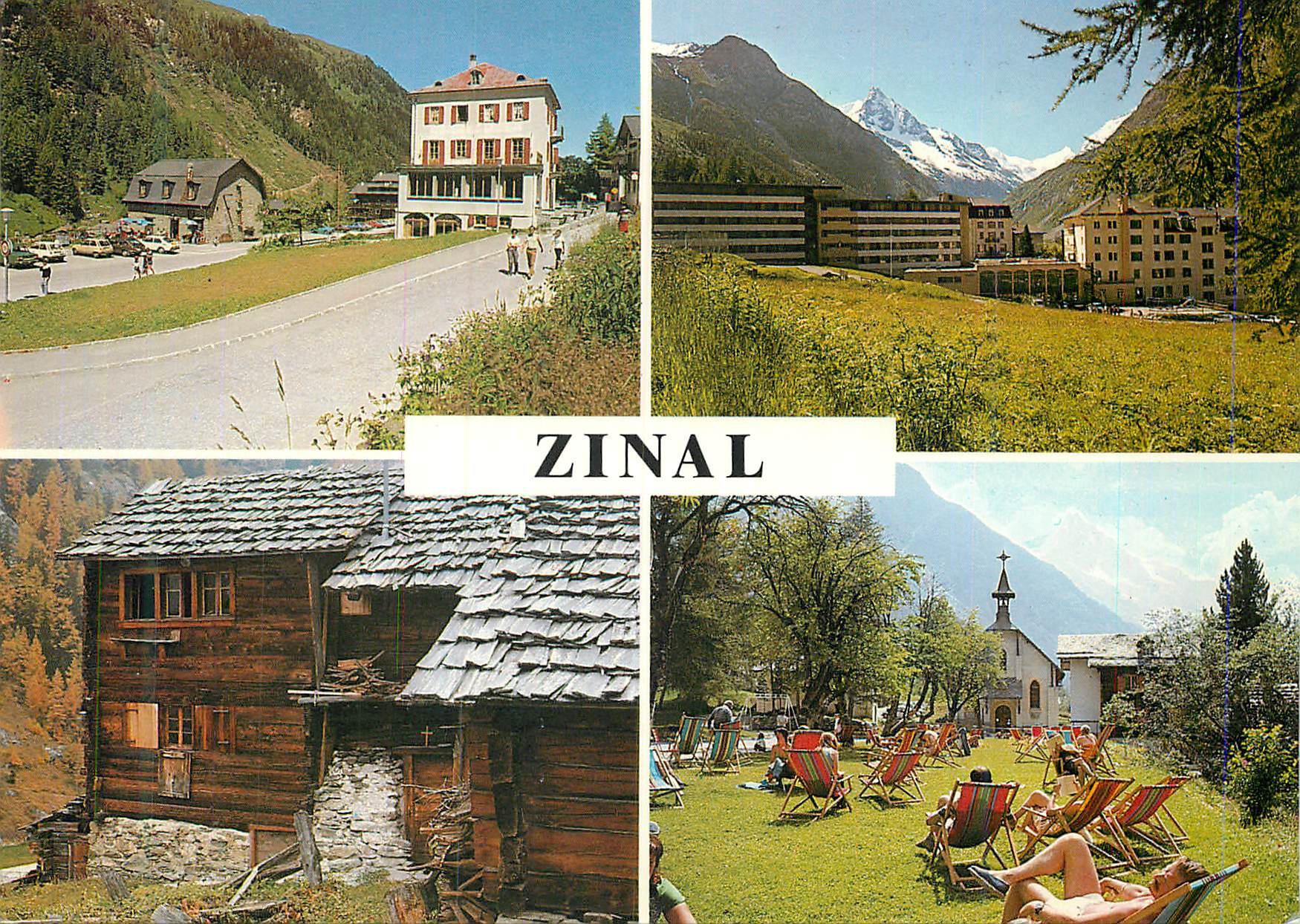 CPM Zinal Valais Suisse Divers quartiers avec le Club Mediterranee 