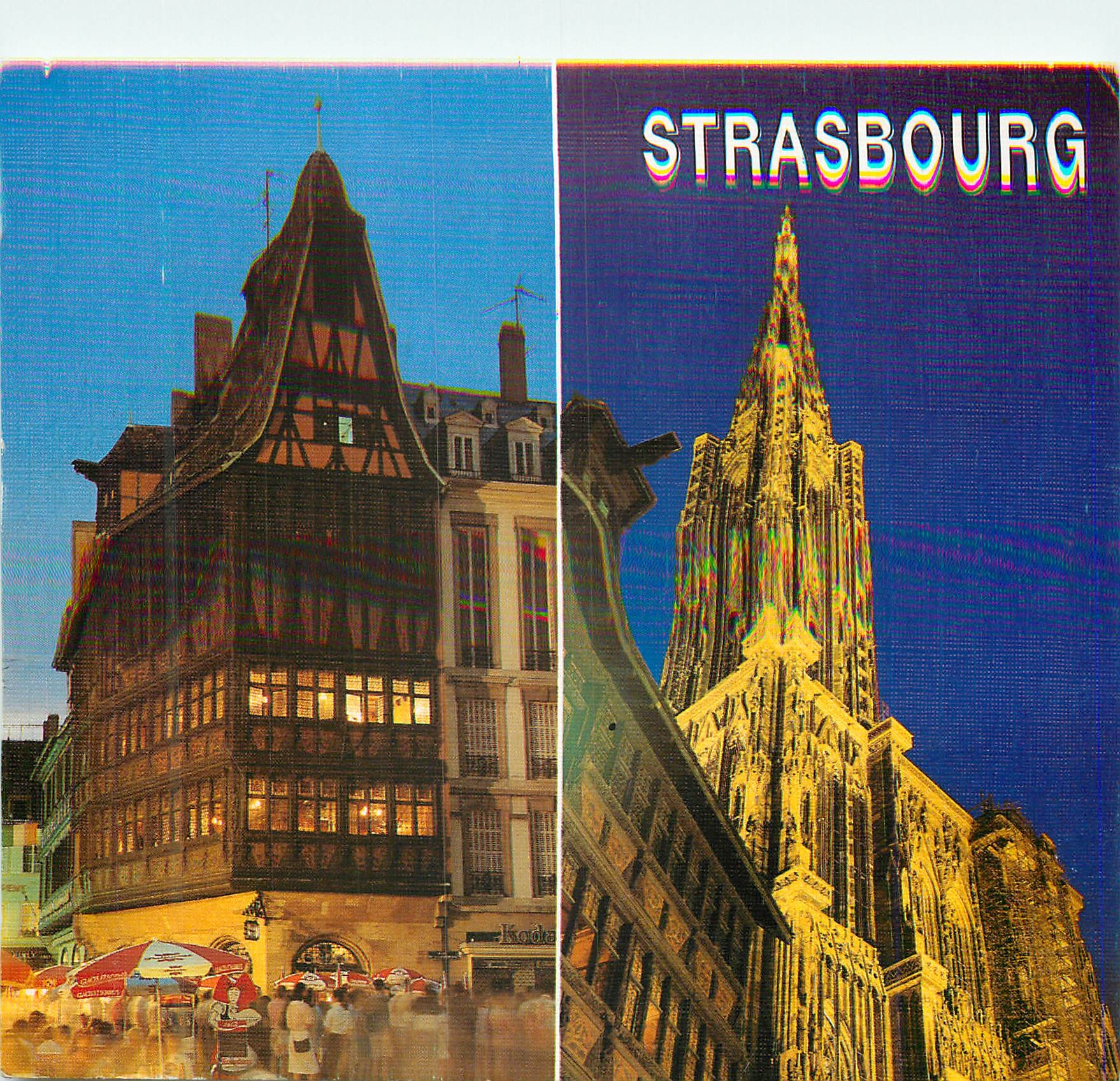 CPM Strasbourg Bas Rhin Alsace La Maison Kammerzell et la Cathedrale 