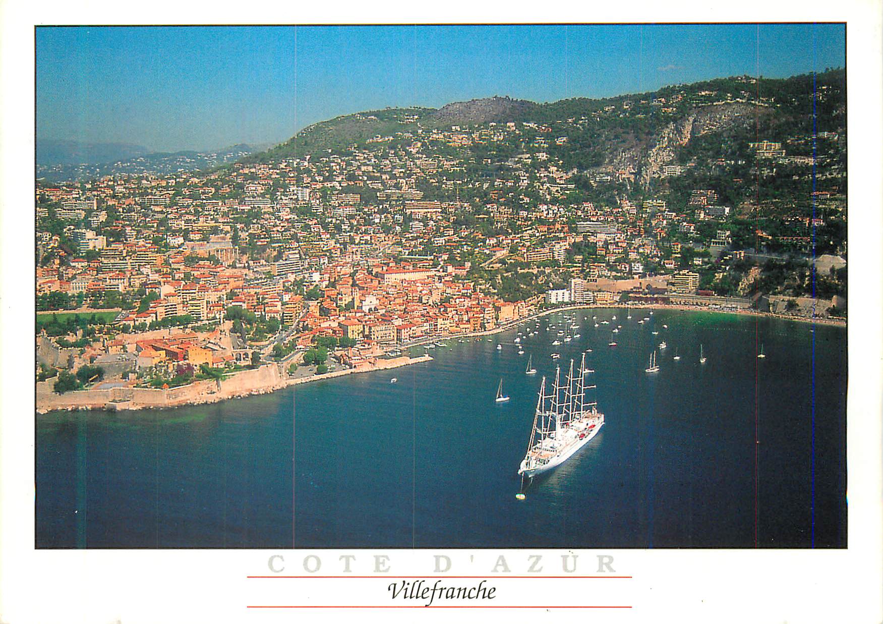 Villefranche-sur-Mer — Côte d'Azur — Photo HELIFLASH