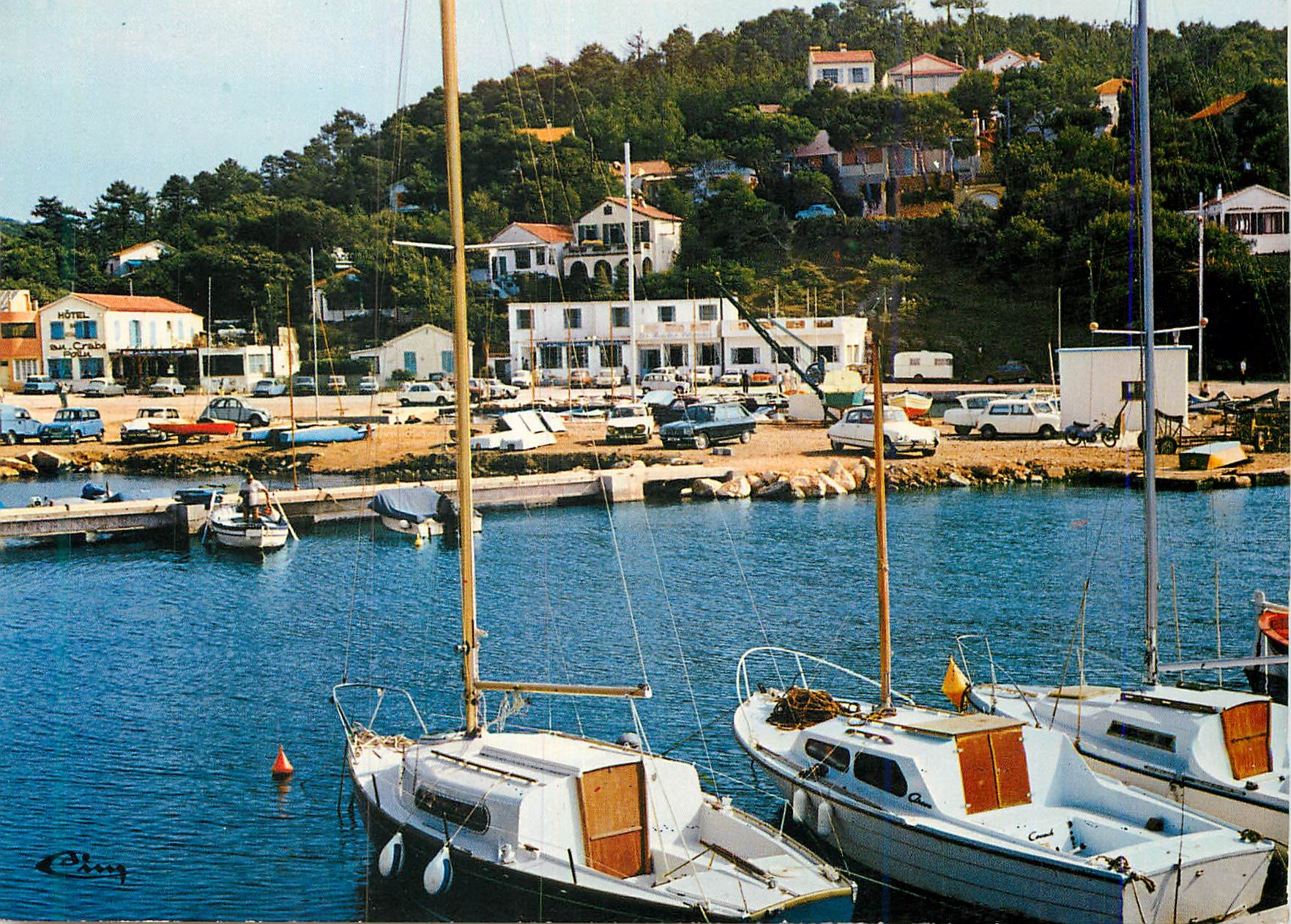 CPM Cote d Azur France Le Pradet Var Bateaux