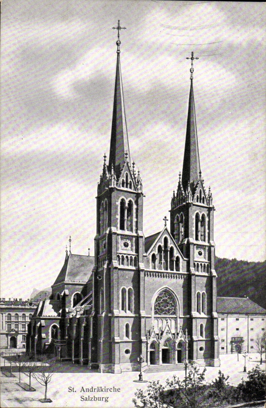CPA Autriche Salzburg St Andrakirche