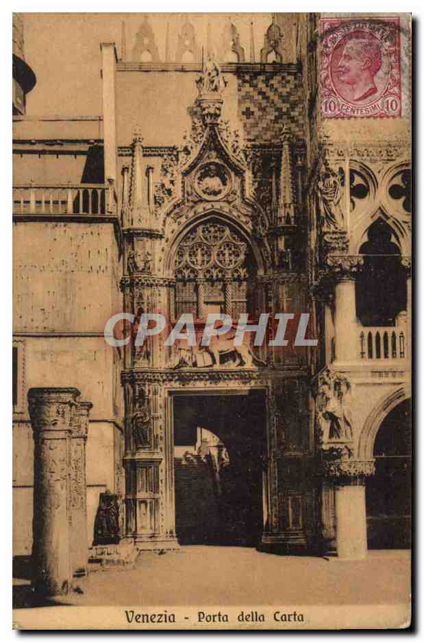CPA Italie Italia Venezia Porta della carta