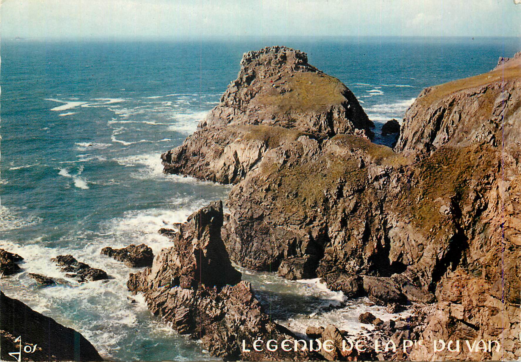 CPA Legende de la Pointe du Van le Rocher Morgane la Bretagne en Couleurs